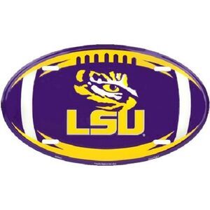 LSU Tigers NCAA Oval License Plate